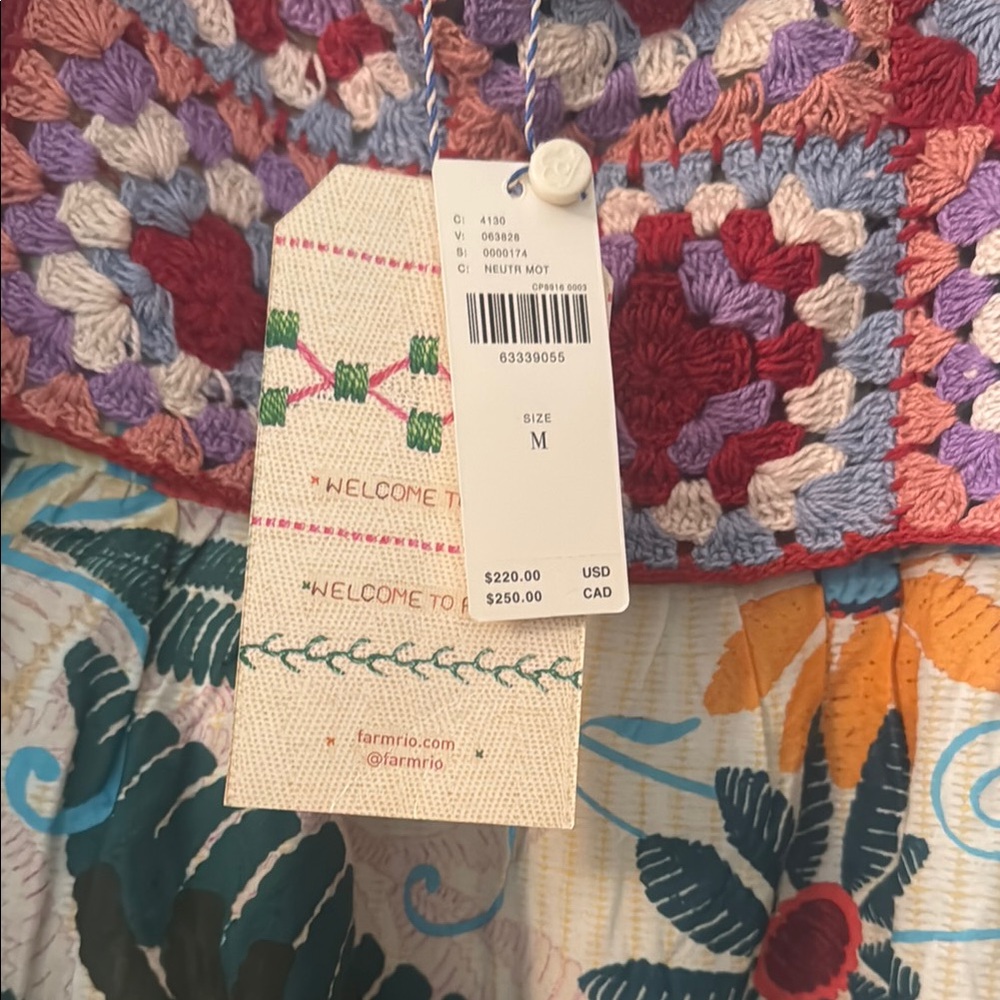 FARM Rio Colorful Floral Mini Dress - Picture 2 of 2